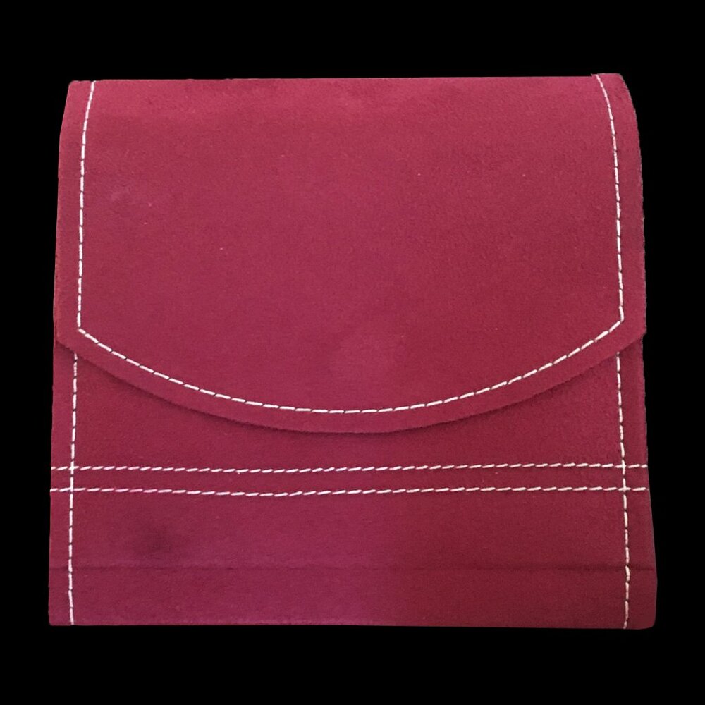 Burgundy Foldover Photo Wallet Album - Holds 100 4 x 6 Photos - 2007
